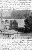 carte postale ancienne de Verviers Vue sur le Pont de Lambermont