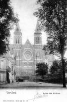 carte postale ancienne de Verviers Eglise des Minières
