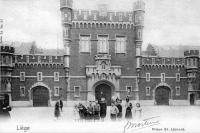carte postale ancienne de Liège Prison St. Léonard