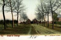 postkaart van Wezet Avenue de l'ermitage