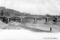 carte postale ancienne de Liège La Meuse - Pont des Arches