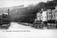 carte postale ancienne de Verviers Promenade des Récollets