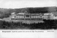 carte postale ancienne de La Gleize Borgoumont - Sanatorium populaire de la province de Liège. Vue panoramique