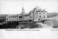 carte postale ancienne de La Gleize Borgoumont - Sanatorium populaire de la province de Liège