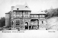 carte postale ancienne de La Gleize Borgoumont - L'entrée du Sanatorium