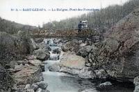 postkaart van Sart-lez-Spa La Hoëgne - Pont des forestiers