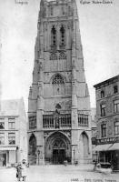 carte postale ancienne de Tongres Eglise Notre-Dame