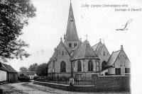 carte postale ancienne de Heusden-Zolder Zolder - Eglise