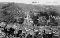 postkaart van Laroche Panorama pris de la montagne de Corumont