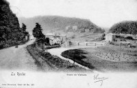 carte postale ancienne de Laroche Route de Vielsalm