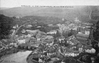 carte postale ancienne de Bouillon Vue Panoramique du côté d'Auclin