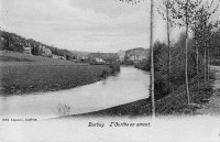 postkaart van Durbuy L'Ourthe en amont
