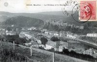 carte postale ancienne de Bouillon Le Château et le Boulevard