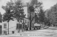 postkaart van Laroche Hôtel du Sud (propriétaire J.B. Brasseur-Lambert)