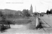 postkaart van Barvaux-sur-Ourthe Pont et entrée de la commune