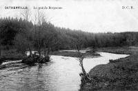 carte postale ancienne de Tenneville Orthenville - Le gué de Bergueme