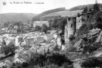 postkaart van Laroche L'Orphelinat (vu depuis la colline du vieux château)