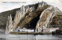postkaart van Dinant Le Rocher Bayard et la Meuse