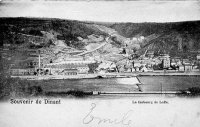 postkaart van Dinant Le faubourg de Leffe