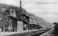 postkaart van Marche-les-Dames La Gare