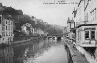 carte postale de Namur Vieilles maisons sur la Sambre