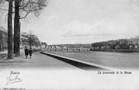 carte postale de Namur La Promenade de la Meuse