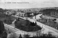 carte postale de Namur Citadelle - Panorama vers Salzinnes