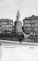 carte postale de Namur La Statue Léopold 1er