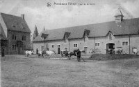 postkaart van Maredsous Cour de la ferme de l'Abbaye