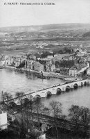 carte postale de Namur Panorama pris de la Citadelle