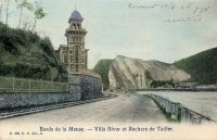 postkaart van Profondeville Villa Bivor et rochers de Tailfer
