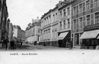 carte postale de Namur Rue de Bruxelles