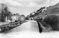 carte postale de Namur La Sambre et la Citadelle
