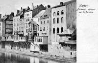 carte postale de Namur Anciennes Maisons sur la Sambre