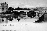 postkaart van Namen Le pont de Salzinnes