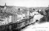 carte postale de Namur La Sambre vue de la citadelle