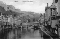 carte postale de Namur L'écluse de la Sambre