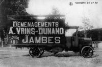 postkaart van Jambes Déménagements A. Vrins - Dunand - Voiture 27 m3