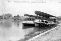 carte postale de Namur Confluent de Sambre et Meuse - Les vapeurs Namur-Dinant