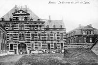 carte postale de Namur La Caserne du 13ème de Ligne