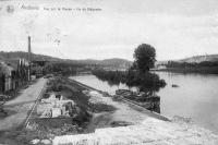 postkaart van Andenne Vue sur la Meuse - Ile de Belgrade