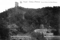 postkaart van Houyet Château d'Ardenne - Tour du Rocher et la Halte (gare réservée aux clients et invités)