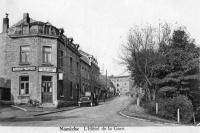 postkaart van Namêche L'Hôtel de la Gare