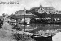 postkaart van Floreffe Séminaire de Floreffe - Vue prise du chemin de fer