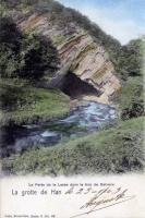 postkaart van Han-sur-Lesse La Grotte de Han - La perte de la Lesse dans le trou de Belvaux