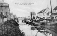 postkaart van Ninove La Passerelle sur la Dendre