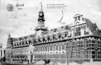 carte postale ancienne de Gand Le pavillon hollandais - exposition universelle de Gand