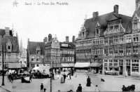 postkaart van Gent La place Ste Pharaïlde