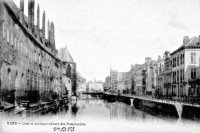 postkaart van Gent Quai et ancienne abbaye des Dominicains