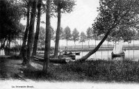 carte postale ancienne de Overmere Lac Overmere Donck